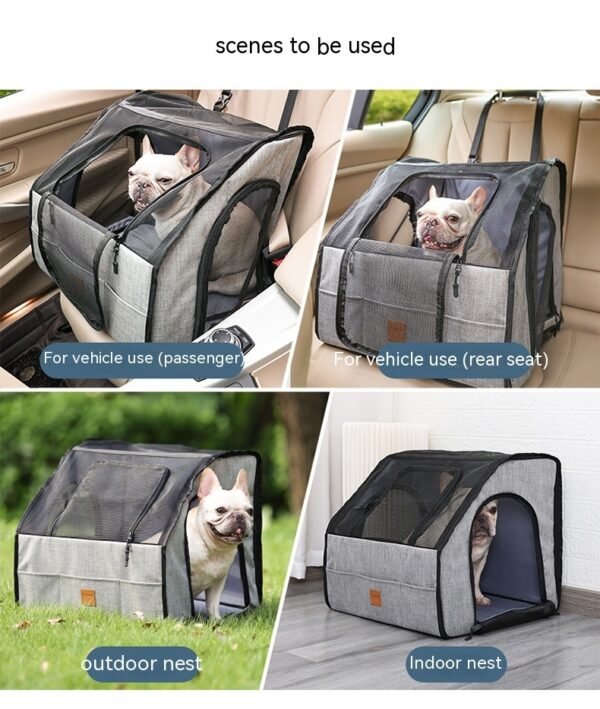 Pet Car Supplies Dog Cage Nest Go Out Portable - Image 6