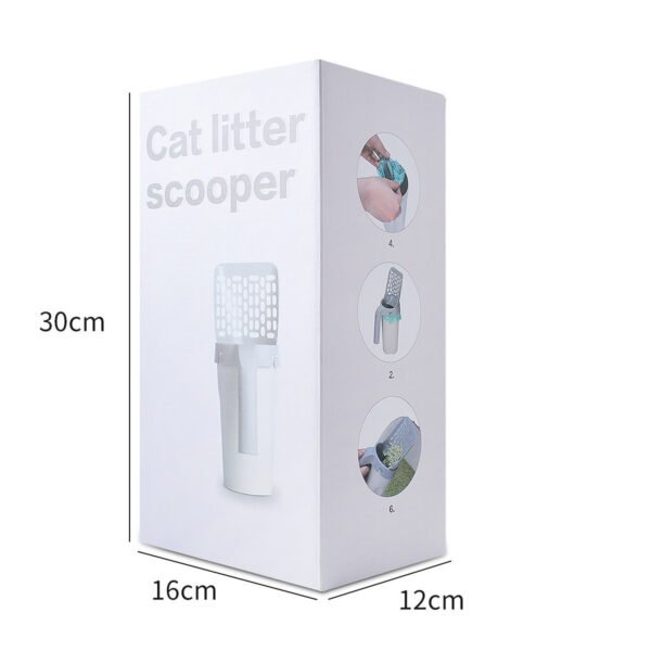 Plastic Cat Litter Scoop Pet Care Sand Waste Scooper Shovel Hollow Cleaning Tool - Image 3