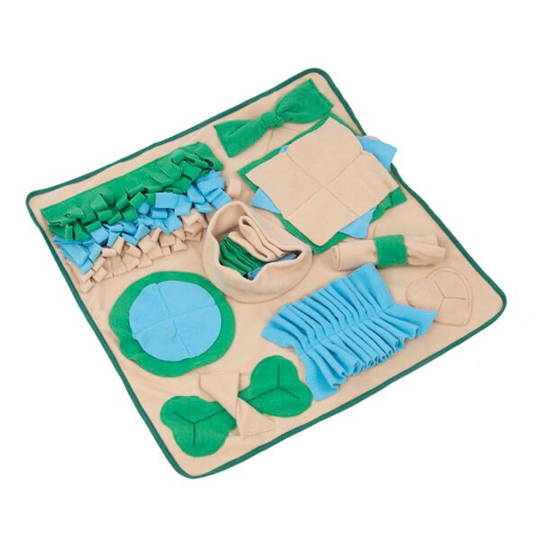 Snuffle Mat for Dogs, Nosework Feeding Blanket Sniffing Pad for Interactive Games, Foraging Puzzle Enrichment Toys for Large Small Medium Pets - Image 3