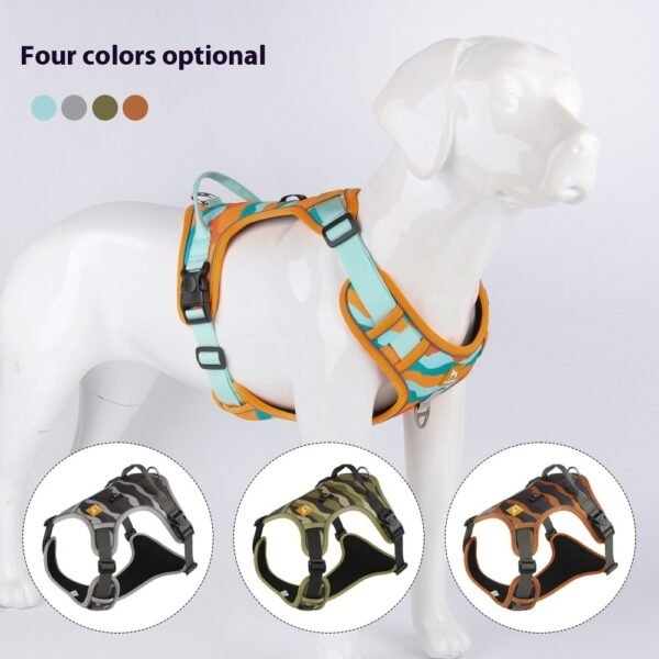 Dog Chest And Back Reflective Commuter Hand Holding Rope - Image 3
