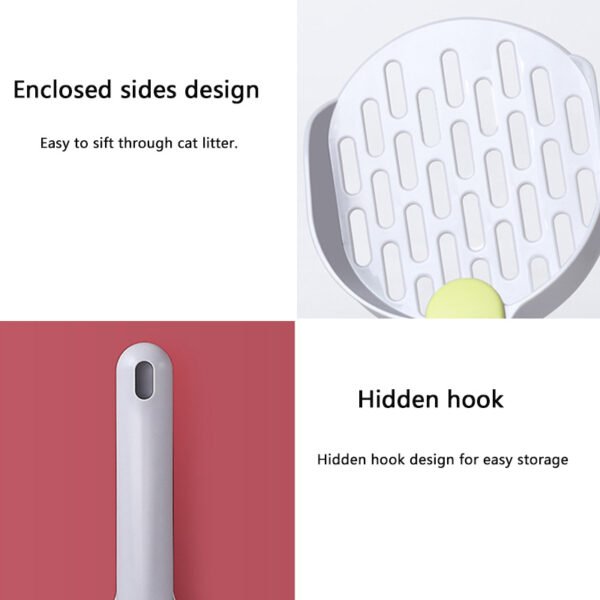 Multi Functional Dog Cat Litter Shovel Toilet Cleaner Excrement Shovel Cat Excrement Dog Excrement Shovel Pet Accessories Pet Cat Poop Litter Shovel Toilet Spoons Cats Sand Cleaning Scoop - Image 6