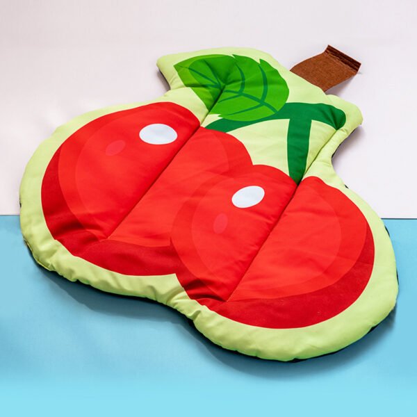 Dog Cooling Mat Pet Beds Cat Rug Ice Silk Pet Self Cooling Pad Blanket Summer Washable Oxford Farbric Cooling Down Summer Fruit - Image 7