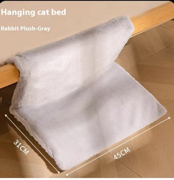 Plush L-shaped Cat Hammock Hanging Cat Nest Pet Products - Image 8