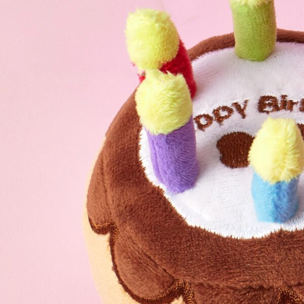 Pet Plush Toy Pet Birthday Candle Cake - Image 4