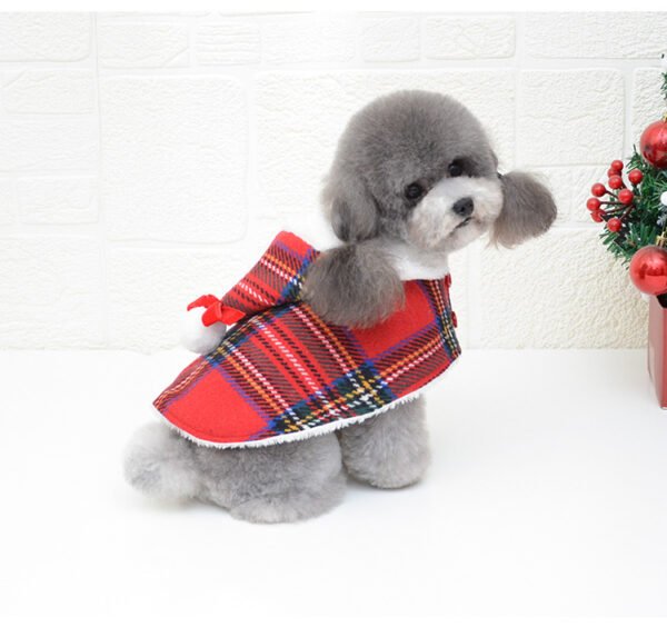 Christmas Knitted Turtleneck Dog Sweater Christmas Red Hedging Pet Winter Coat Clothes Holiday Dog Warm Clothing - Image 5