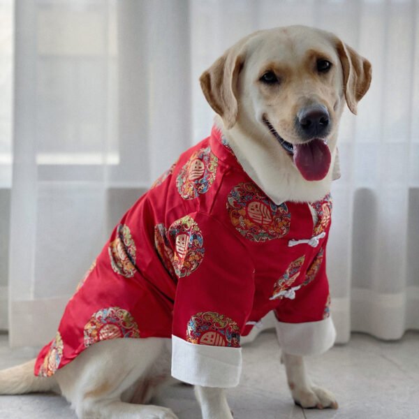 Festive Chinese Style Clothes For Pet Dogs - Image 7