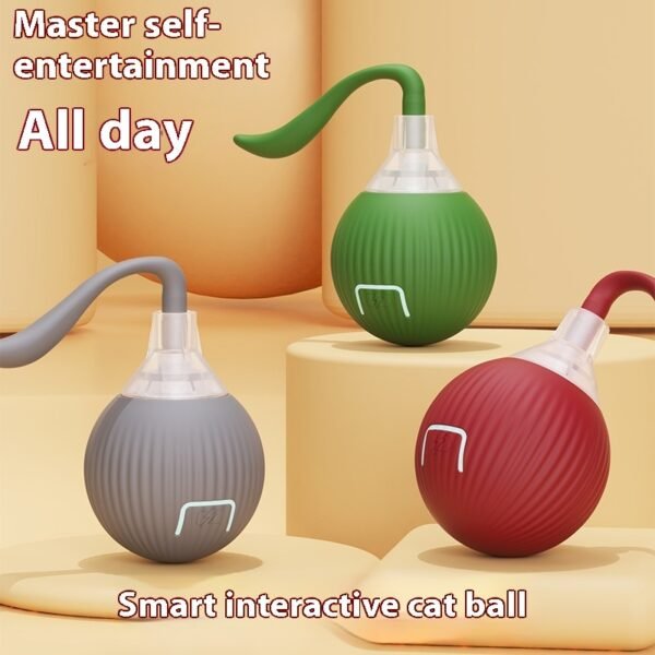 Interactive Cat Toy Ball Super Drive Cat Rolling Ball - Image 3