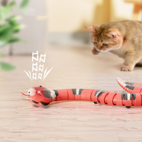 Tricky Interactive Sleeping Electric Induction Snake Toys - Image 5