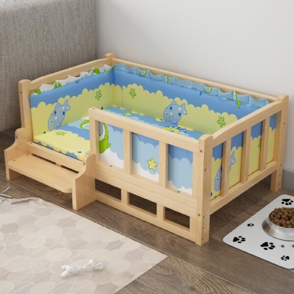 Bed Summer Wooden Bed Pet Dog Bed - Image 8