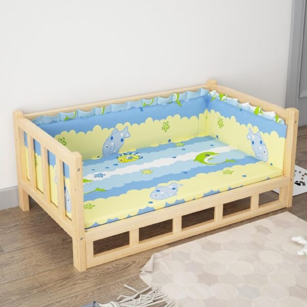 Bed Summer Wooden Bed Pet Dog Bed - Image 7