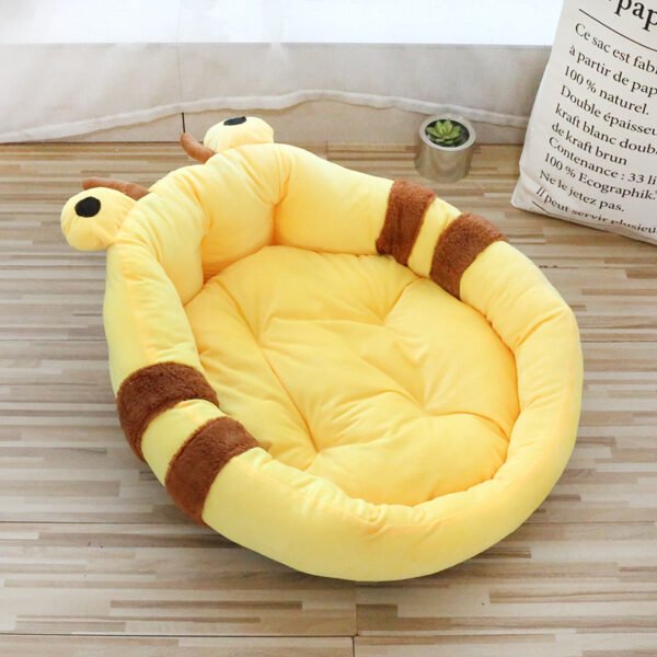 Pet Bed Pad Thickened Cartoon High Backrest - Image 3