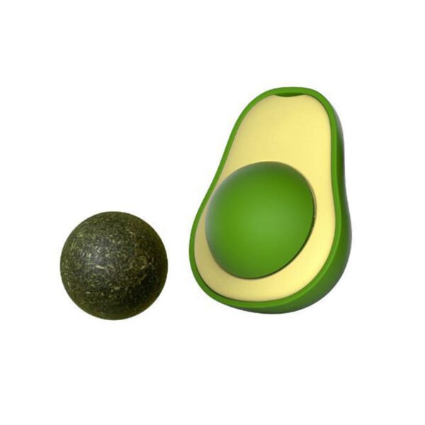 Cute Avocado Catnip Toys Cat Teeth Cleaning Toy Interactive Pet Toy - Image 6