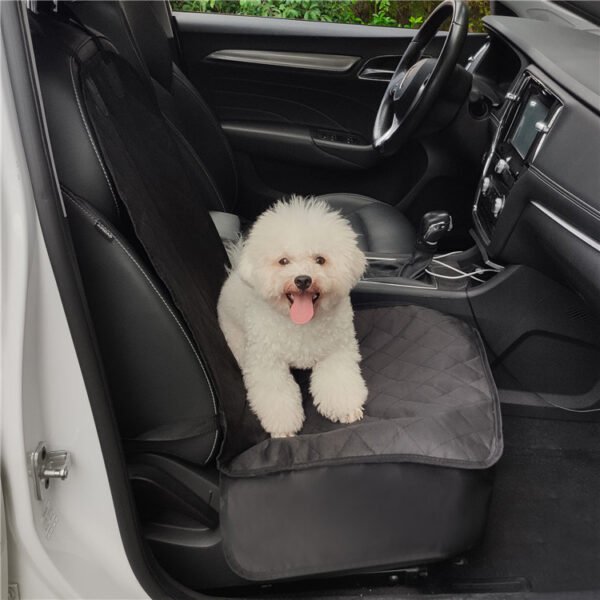 Pet Car Front Seat Cover Protector Waterproof Back Bench Seat Interior Travel Accessories Car Seat Covers Mat With Safety Belt - Image 9