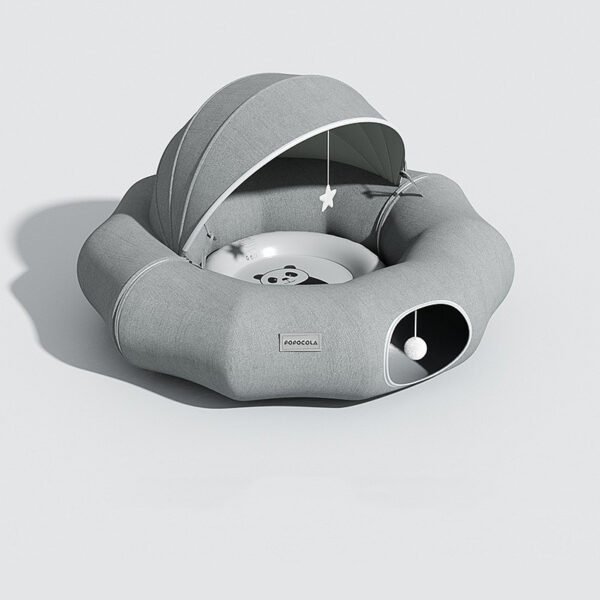 Cat Tunnel Donut Tunnel Crawl Shelter Foldable - Image 7