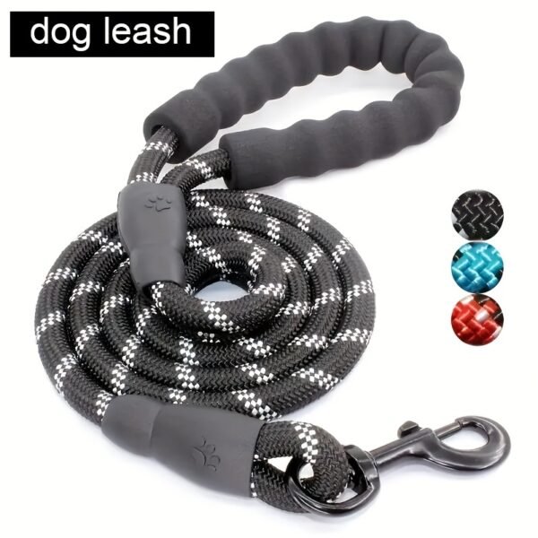Dogs Leash Running Elasticity Hand Freely Pet Products Dogs Harness Collar Jogging Lead And Adjustable Waist Rope Puppy Leash Lead Training Padded Handle Reflective - Image 3