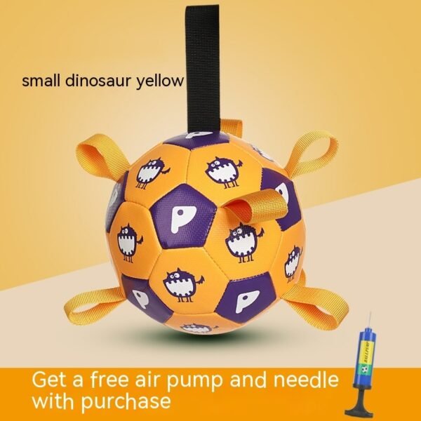 Dog Interactive Football Toys Training Balls Pet Sporty Bite Chew Teething Ball With Cute Printing - Image 7