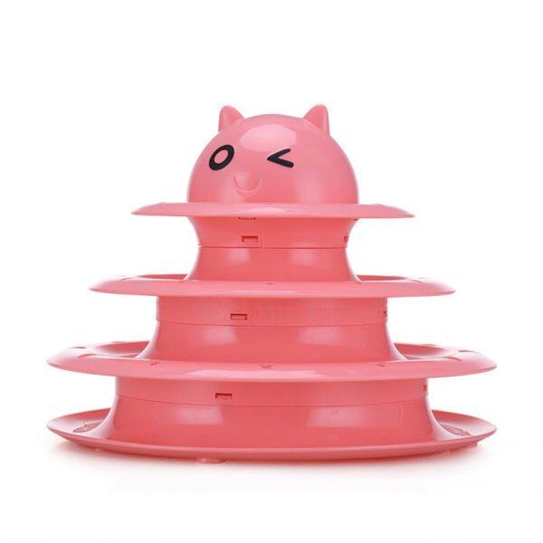 Color Cat Toy Cat Toy Three-layer Round - Image 8