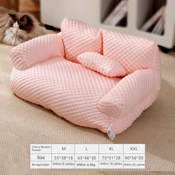 Pet Sofa Four Seasons Universal Removable And Washable Kennel Waterproof Breathable Ice Silk - Image 6