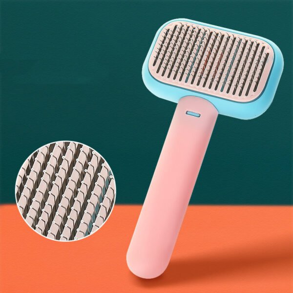 New Pet Cat Dog Hair Brush Hair Massage Comb Open-Knot Brush Grooming Cleaning Tool Stainless Steel Comb - Image 5