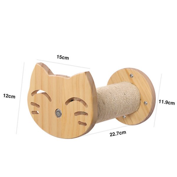 Pine Solid Wood DIY Cat Climbing Frame Cat Wall Hanging - Image 5