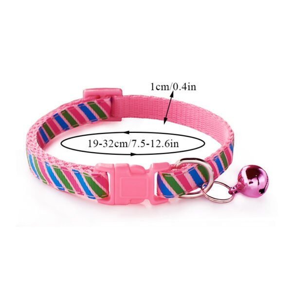 Twill Printed Cloth Collar Pet Bells - Image 9