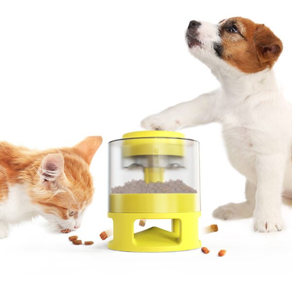 Dog Food Feeder Pet Accessories Cat Feeder Catapult Educational Dog Toys Pet Supplies Food Dispenser Just One Snap Comes Food - Image 7