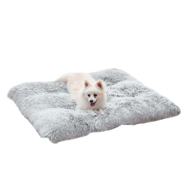 Dog Bed Mats Washable Large Dog Mattress Portable Pet Kennel Long Plush House - Image 2