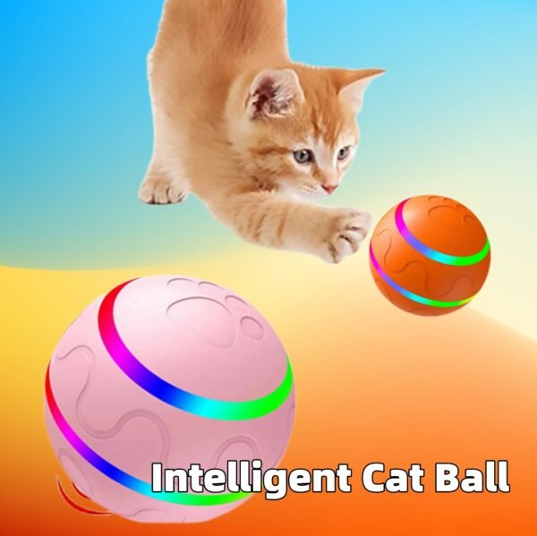 Pet New Dog Cat Wicked Ball Toy Intelligent Ball USB Cat Toys Self Rotating Ball Automatic Rotation Ball