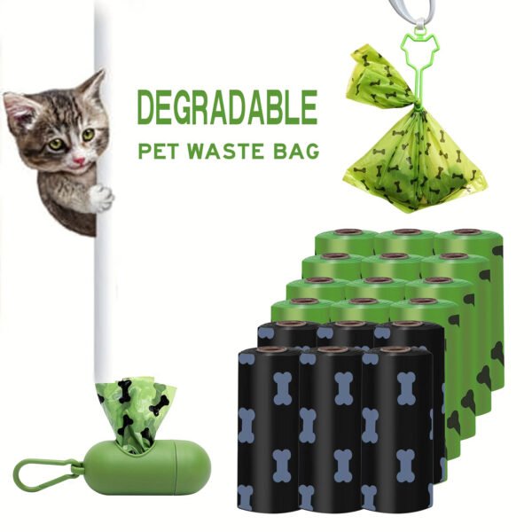 Environmentally Friendly Biodegradable Pet Litter Bags Dog Waste Bags With Dog Poop Bag Dispenser