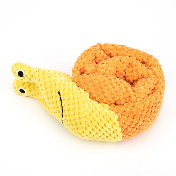 Dog Snail Snuffle Toys Birthday Squeaky Pet Toys Brain Games Treat Dispensing For Foraging Instinct Training, Enrichment Hide And Sniff Plush Toys For Boredom - Image 8