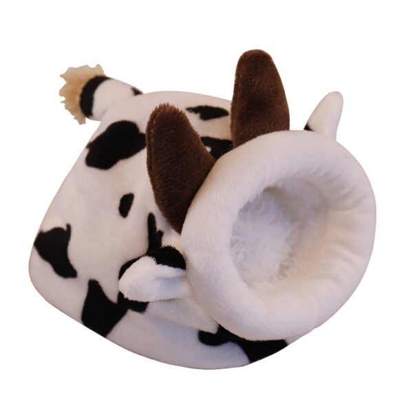 Winter Warm Pet Cartoon Cage For Hamster Accessories Guinea Pig Bed House Small Animal Nest - Image 3