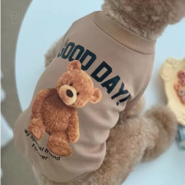 Winter Teddy Bear Cat Dog Pet Clothing - Image 6