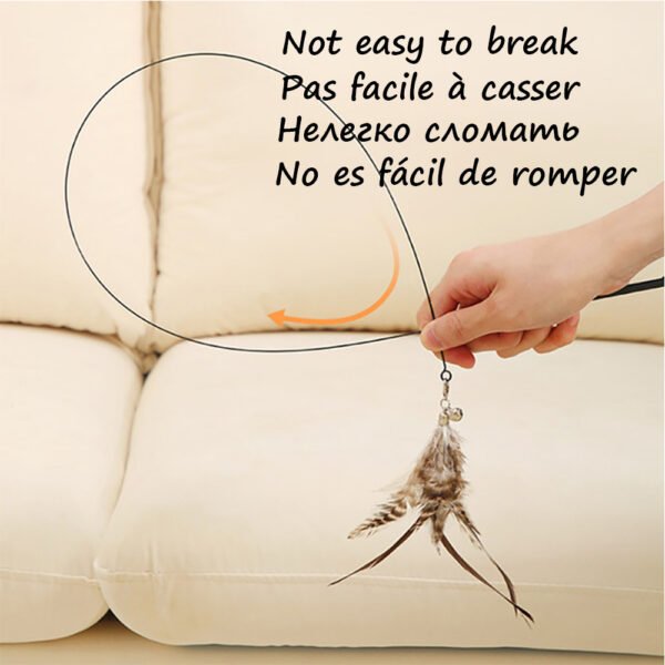 Detachable Wire Rod Sucker Cat Stick - Image 9