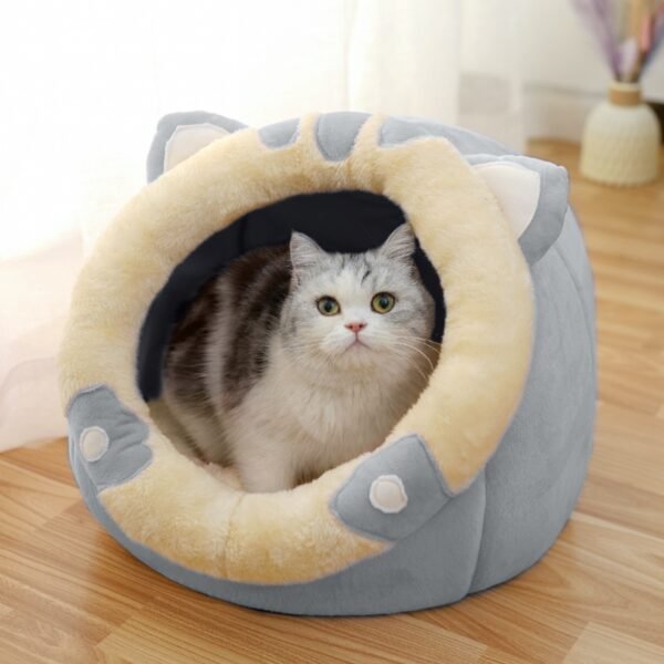 Cat House Villa Enclosed Cat Supplies Bed - Image 2