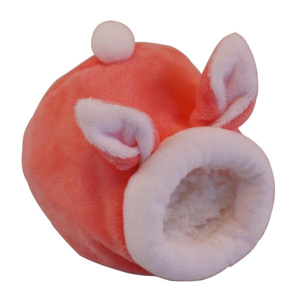 Winter Warm Pet Cartoon Cage For Hamster Accessories Guinea Pig Bed House Small Animal Nest - Image 8