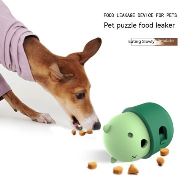 Pets Leakage Food Feeder Dog Interactive Training Toy Ball Natural Rubber Chew Dog Food Ball Snack - Image 4