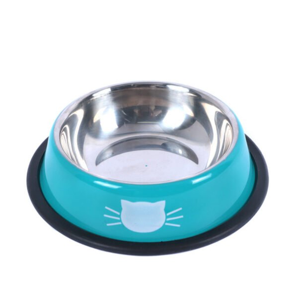 Color stainless steel pet cat bowl - Image 7