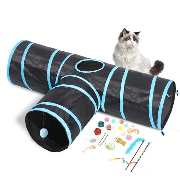 New Cat Tunnel Foldable Pet Climbing Path Cat Toys - Image 4