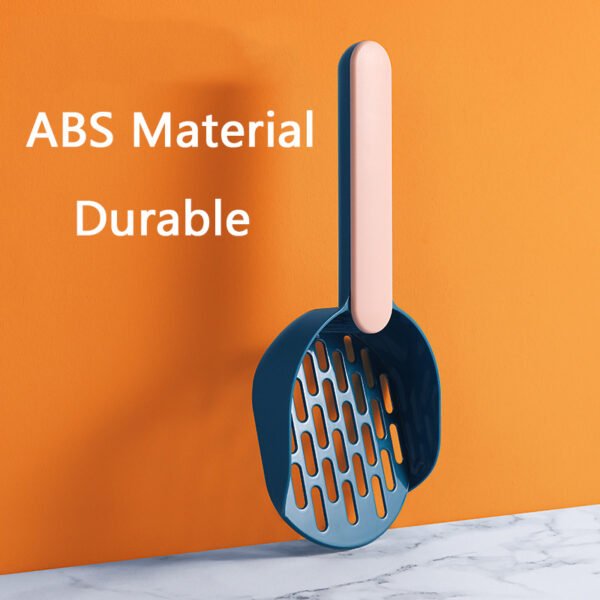 Multi Functional Dog Cat Litter Shovel Toilet Cleaner Excrement Shovel Cat Excrement Dog Excrement Shovel Pet Accessories Pet Cat Poop Litter Shovel Toilet Spoons Cats Sand Cleaning Scoop - Image 2