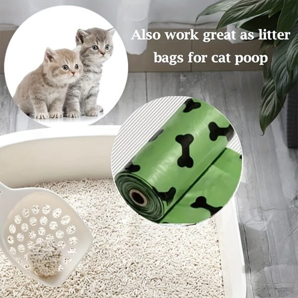 Environmentally Friendly Biodegradable Pet Litter Bags Dog Waste Bags With Dog Poop Bag Dispenser - Image 8