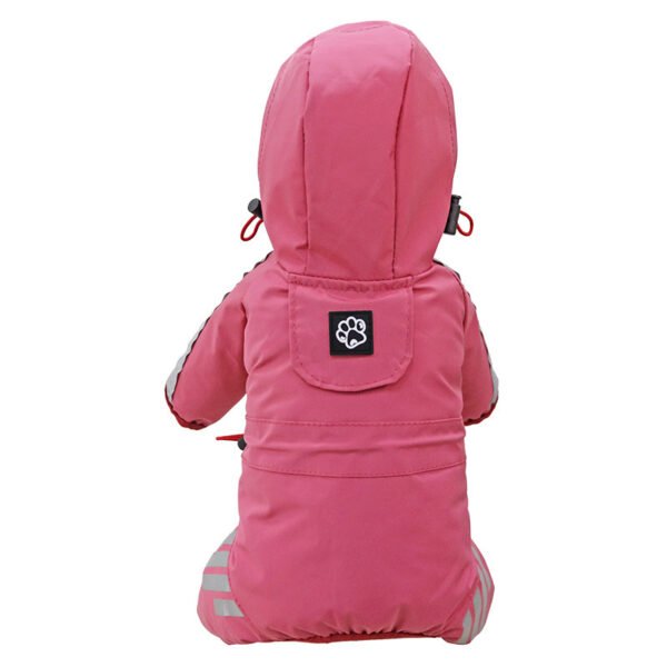 Dog Raincoat Full Package Four Feet Waterproof Rain Cape Pet Products - Image 3