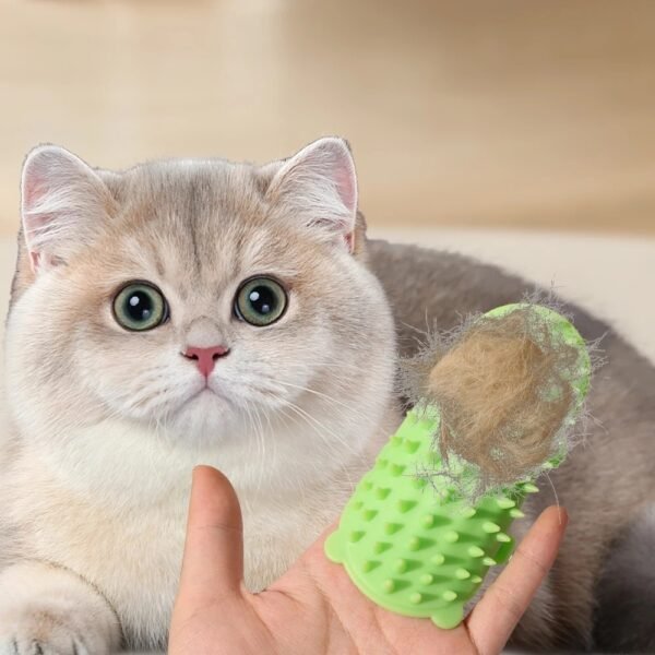 Pets Cat Hair Removal Massage Comb Scratching Rubbing Brush Kitten Grooming Self Cleaning Wall Corner - Image 2