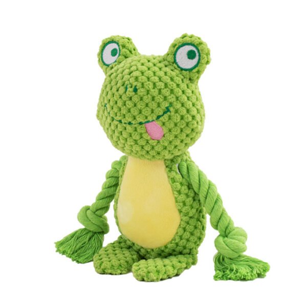 Pet Plush Sound Cotton Rope Toys Interactive Tug Of War Training Item Creative - Image 7