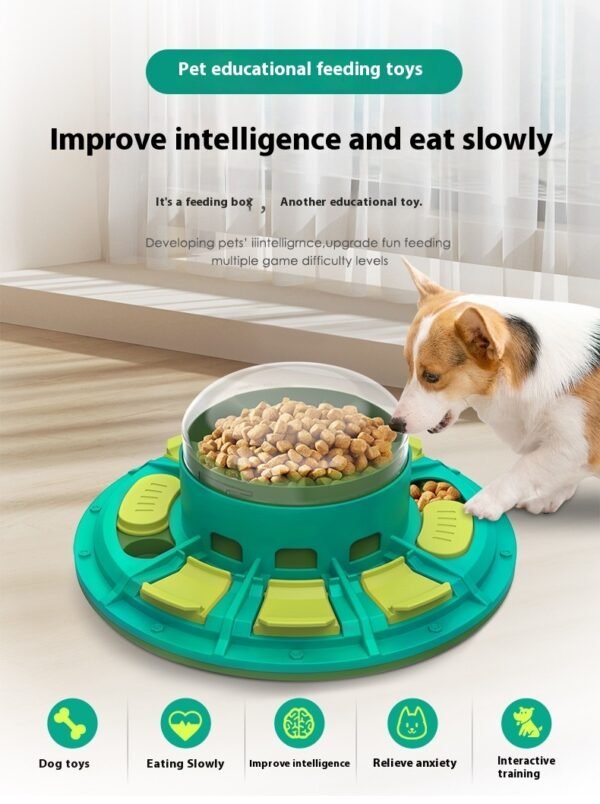 Interactive Dog Puzzle Toy For IQ Improvement And Slow Feeding Suitable For All Sizes Pets Nutritious Diet-Friendly Non-Electric Plastic Pets Game Pet Products - Image 9