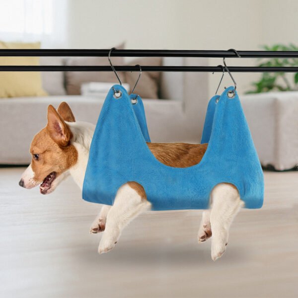 Dog Grooming Hammock, Nail Trimming Helper, Dog Grooming Harness Multifunctional Restraints, For Small Medium Large Dogs And Cats Bathing, Washing, Grooming, And Trimming Nails - Image 5