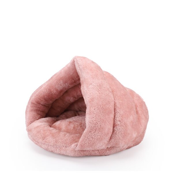 Arctic Velvet Triangle Nest Dog Nest Semi Closed Warm Pet Nest Bed In Winter - Image 8