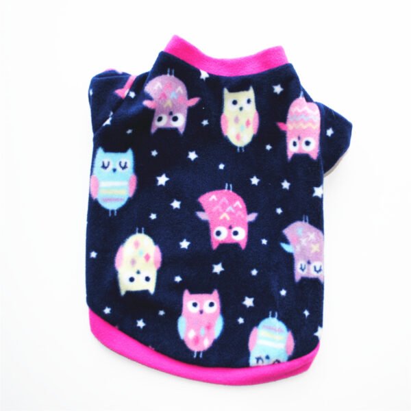 Dog Christmas Clothing Optional Classic Pattern Christmas Hat Ginger Cake Autumn And Winter Pullover Fluffy Jacket Warm Hoodie - Image 3