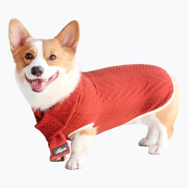 Dog Clothes Vintage Twist Pet Sweater - Image 5
