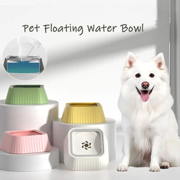 Pets Dog Cat Bowl Floating Bowl Water Drinker Not Wet Mouth Splash Water Portable Dog Bowl