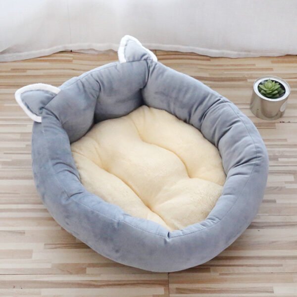 Pet Bed Pad Thickened Cartoon High Backrest - Image 5